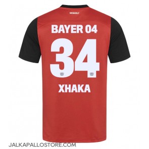 Bayer Leverkusen Granit Xhaka #34 Kotipaita 2024-25 Lyhythihainen